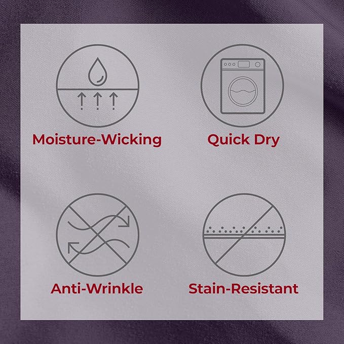 Mellanni Twin XL Sheets Set - 3 PC Iconic Collection Bedding - Hotel Luxury, Extra Soft, Cooling Bed Sheets - Wrinkle, Fade, Stain Resistant (Twin Extra Long, Purple)