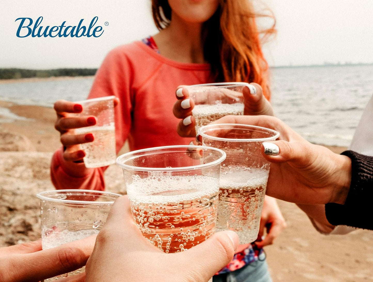 Plastic Cups Bulk Disposable Clear Cups 7 oz - [2400] Count Case - Good For Cold Drinks, Party Cups, Water Cooler Dispenser, Transparent Cups for Juice, Ice Tea, Soda 7oz. Ounce [2400 Pack/Case]