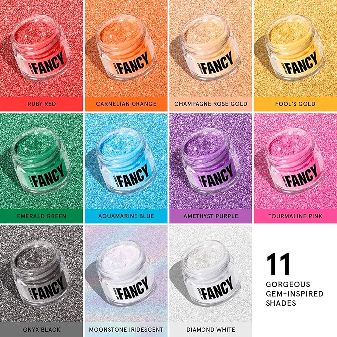 Fancy Sprinkles Diamond White Premium Edible Glitter, 100% Edible Glitter for Sparkling Food & Drinks No Taste or Texture (4gm)