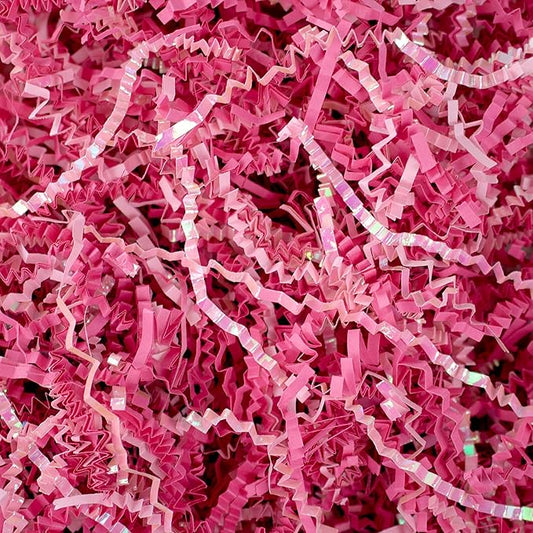 MagicWater Crinkle Cut Paper for Gift Baskets - 2LB - Diamond Strawberry - Perfect for Shredded Paper Filler, Basket Filler, Gift Boxes, Bridesmaid Gifts, Halloween Stuffers & More – For All Occasions