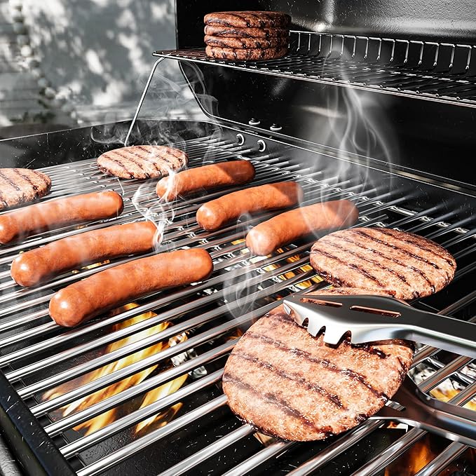 17" Stainless Steel Grill Grate for Charbroil Tru Infrared Grill Replacement Parts 463242715 463242716 463276016 466242715 466242716, Grill Replacement Parts for Nexgrill 720-0882A BHG 720-0882