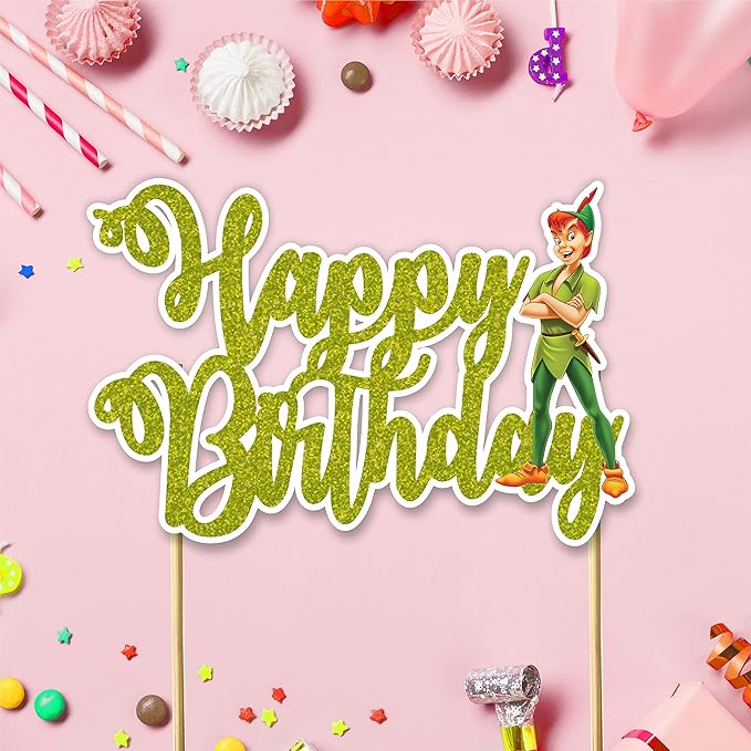 Seyal® Petr Pan Happy Birthday Cake Topper