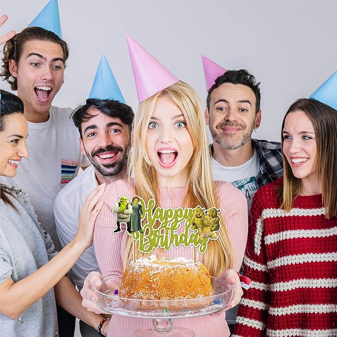 Seyal® Shrk Happy Birthday Cake Topper