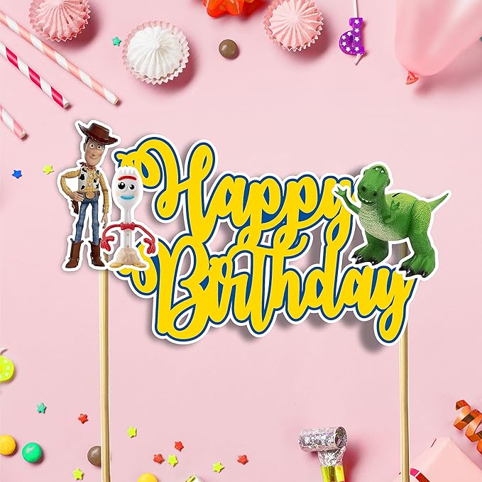 Seyal® Toy stry Happy Birthday Cake Topper