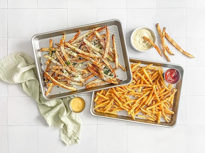 USA Pan Bakeware Nonstick Quarter Sheet Pan, Baking Sheet Aluminized Steel