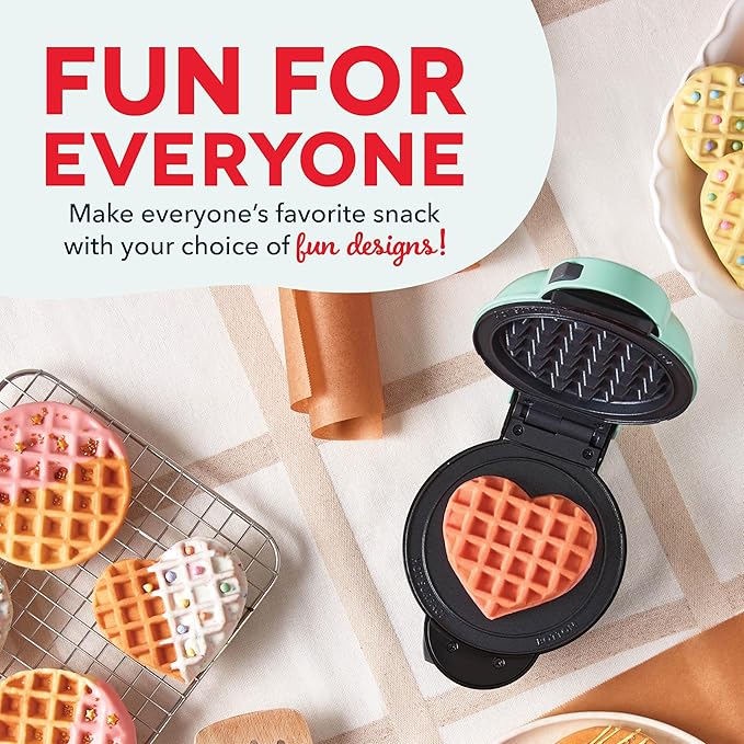 Multi-Plate Mini Maker with Removable Plates and Storage Case