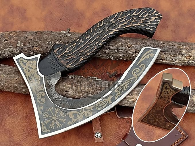 | Handcrafted Pizza Axe | Viking Pizza Axe | Authentic Handmade Pizza Hatchet – Ideal Choice for Culinary Enthusiasts