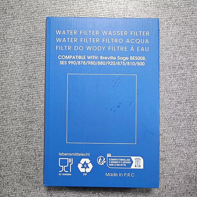 Water Filter for Breville Barista Touch Espresso Machine BES880, Barista Pro BES878, Oracle Touch BES990, Oracle BES980 & Dual Boiler BES920 Bambino ClaroSwiss Sage, BES008WHT0NUC1 (6 Pcs)