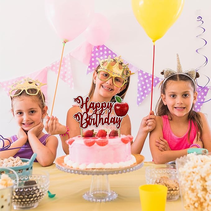 Seyal® Apple Happy Birthday Cake Topper