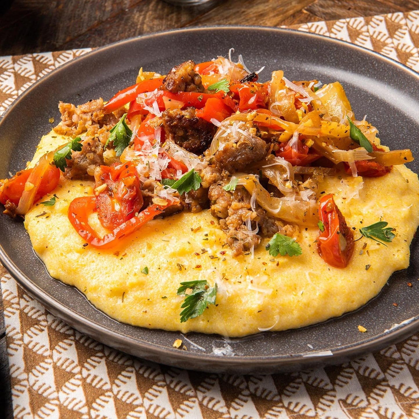 McCormick Gourmet Two Tier Chrome 16 Piece Organic Spice Rack Organizer with Spices Included, 18.55 oz