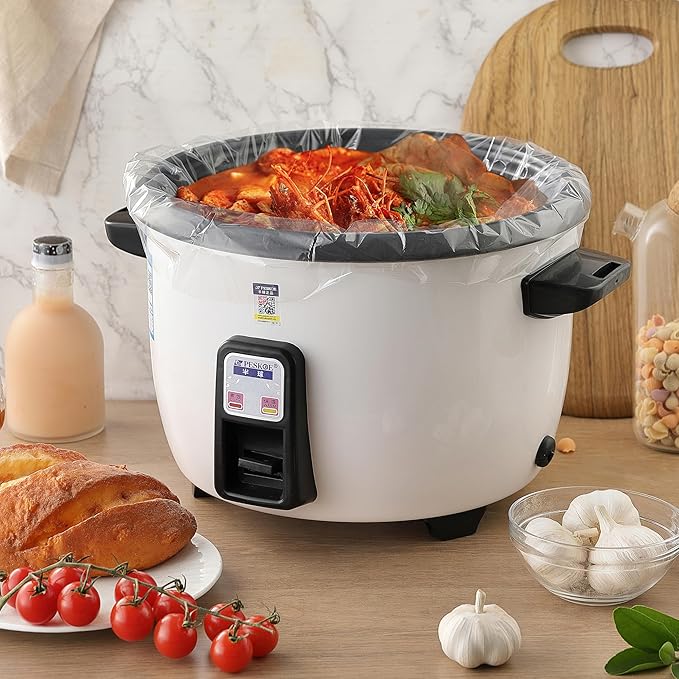 20 Pack Slow Cooker Liners for 3-8 Quart Crock Pot, 13"x 21" Large Size Disposable Oval Slow Cooker Bags, BPA-Free and Easy to Clean