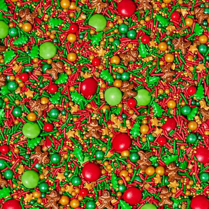 Fancy Sprinkles Holladaze Sprinkles Dessert Decorating, For Ice Cream, Cookies, Cakes and Cupcakes (0.25c)