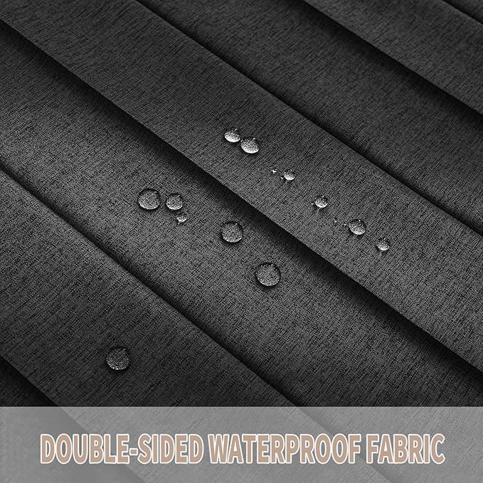 Vatge Closet Door Curtain Room Divider Drapes, Pleated Folding Style Curtains for Doorways Curtain for Bedroom Without Door,1 Panel with Tieback, W39 x L78, Black