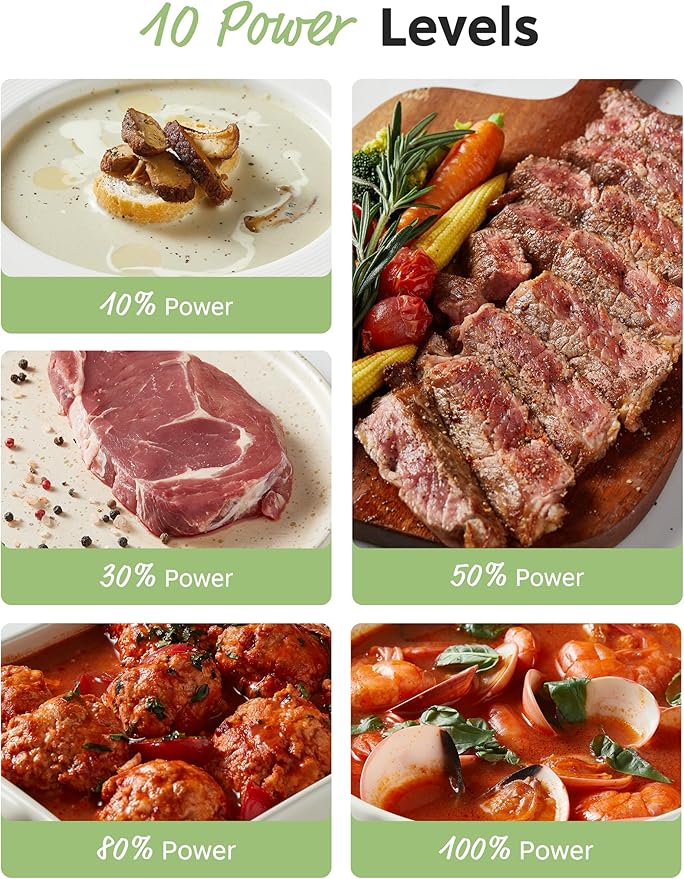 COMFEE CMO-C20M1WB Countertop Microwave Oven, 0.7 cu.ft Small Microwave with 11 power levels,Turntable Reset Function, Speedy Cooking, Weight/Time Defrost, Memory function, Children Lock, 700W