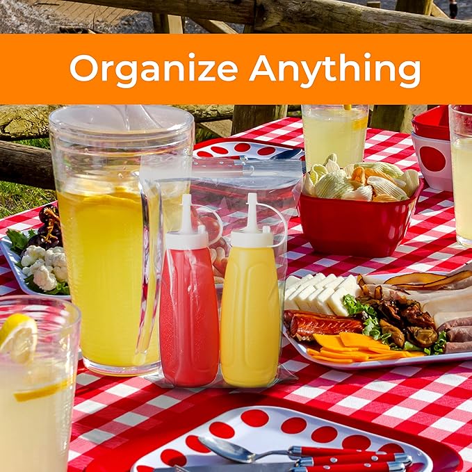 SNL | 5" X 7" - 2 MIL - 1,000 Bags | Medium | Strong | Zipper Lock Reclosable, Clear, Disposable, Plastic Bags, For Food and Storage