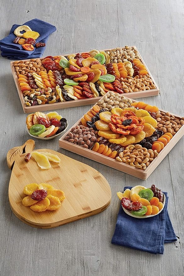 Harry & David Entertainer's Dried Fruit And Nut Tray, Cheese Board, Appetizer, Party Platter