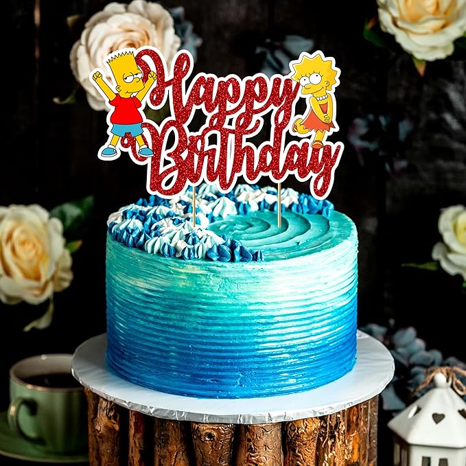 Seyal® Brt Simpson Happy Birthday Cake Topper