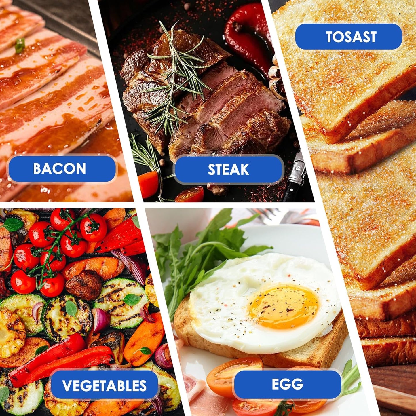 SafBbcue 22 inch Griddle Replacement Flat Top for Blackstone 22 inch Tabletop Griddle with Rear Grease System for Blackstone 22" Grill 1813 1666 1891 1833 1840 1842 2166 1895 Grill Replacement Top