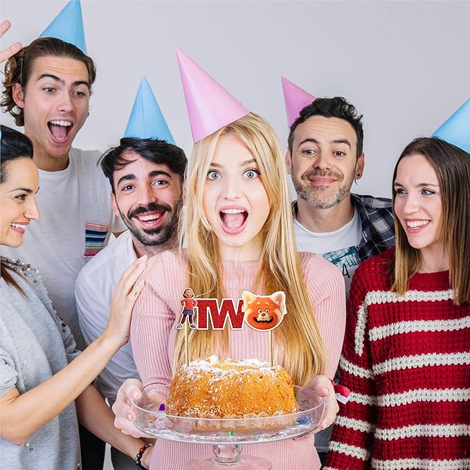 Seyal® Trning Red Two Cake Topper