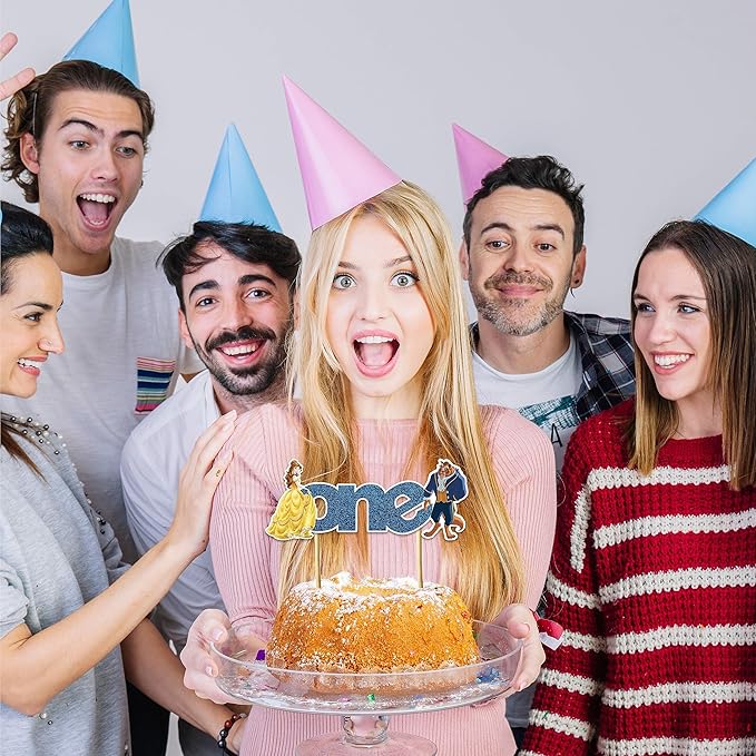 Seyal® Bauty & The Bast One Cake Topper