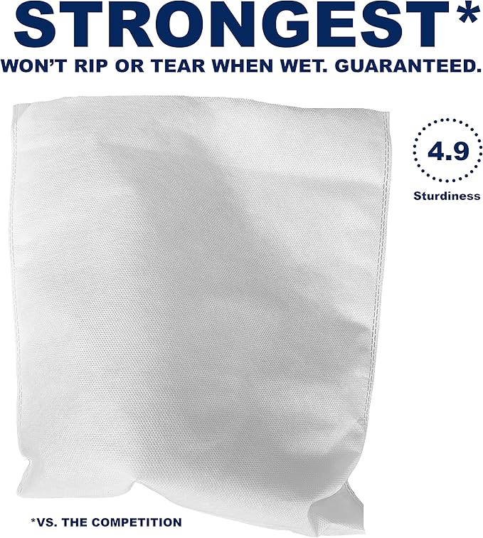 (50 Pack) Cold Brew Coffee Filters, 12" x 13" Compatible With Leading Cold Brew Coffee Makers