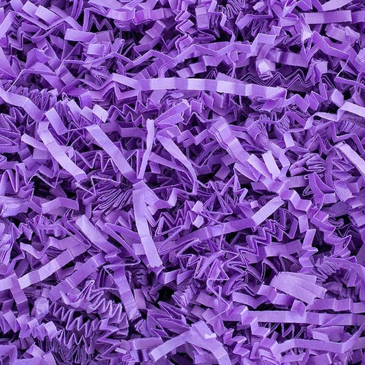 MagicWater Crinkle Cut Paper for Gift Baskets - 2LB - Purple - Perfect for Shredded Paper Filler, Basket Filler, Gift Boxes, Bridesmaid Gifts, Halloween Stuffers & More – Ideal for All Occasions