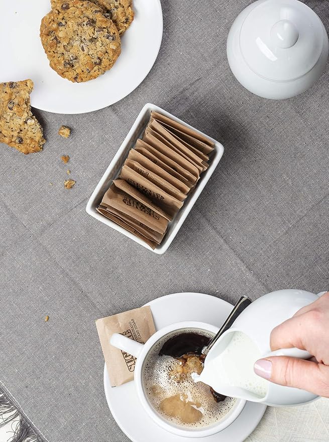 KooK Sugar and Creamer Set, 3 Piece, Pitcher, Sugar Bowl with Lid and Spoon, Sweetener Holder, White (Vintage Design)