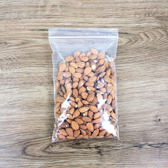 9" X 12" (100 Bags) 2 Mil Clear Reclosable Zip Plastic Poly Bags with Resealable Lock Seal Zipper