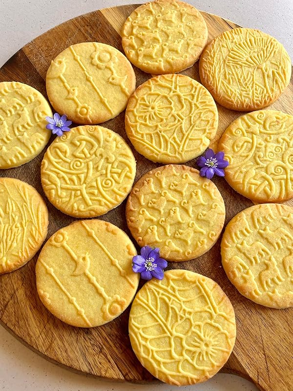 SAKURA TREE Embossing Rolling Pin with Blooming Sakura Flowers Pattern. Dough and Clay Roller for Embossed Cookies Fondant Pottery. Cookie and Ceramic Stamp. Backing Gifts for Women by Algis Crafts