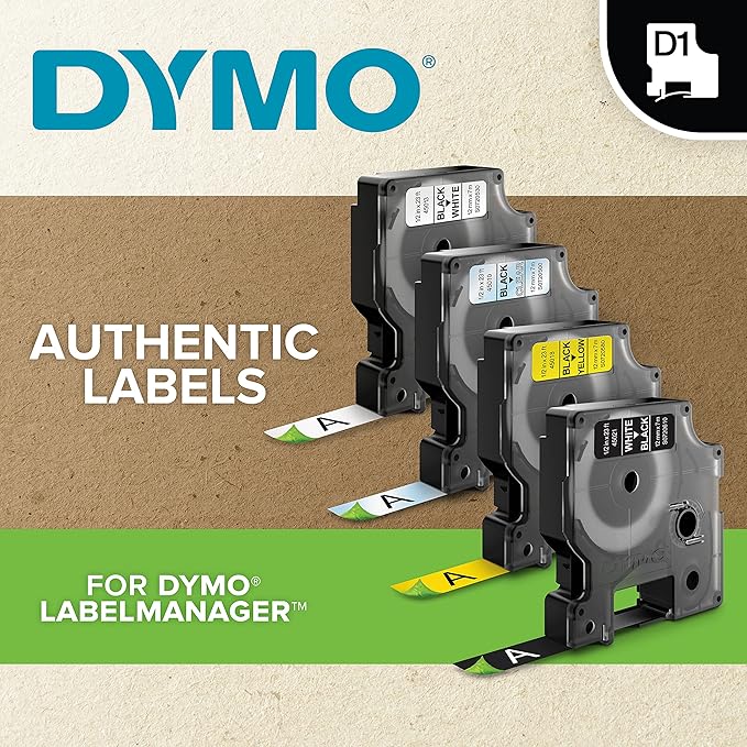 DYMO LabelManager 160 Portable Label Maker Bundle, Easy-to-Use, One-Touch Smart Keys, QWERTY Keyboard, Large Display, For Home & Office Organization, Includes 3 D1 label cassettes