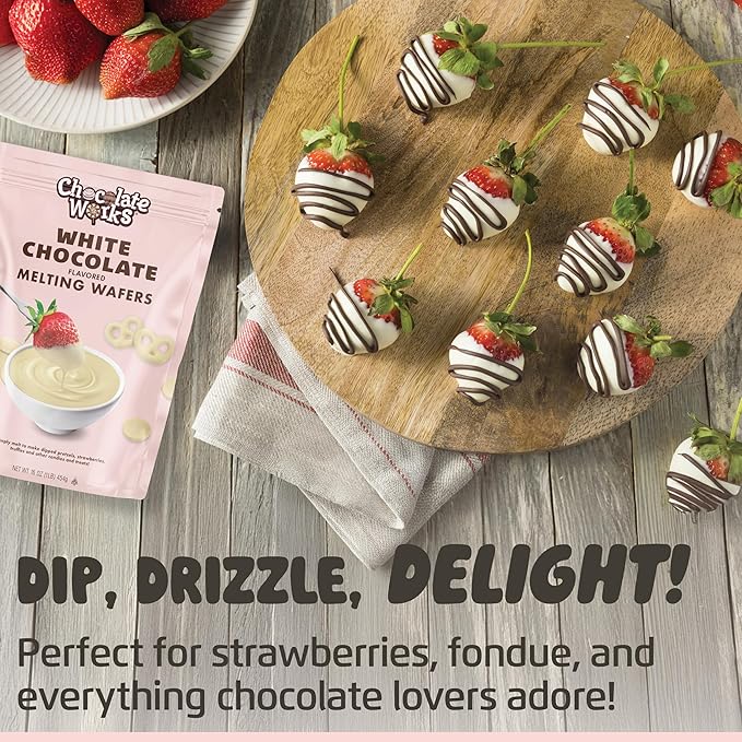 Chocolate Works Melting Chocolate Parent (2.5 lb (Pack of 1), White Chocolate)