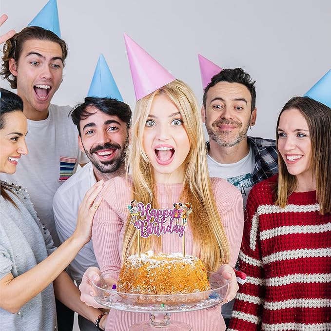 Seyal® Buterbean Cafe Happy Birthday Cake Topper