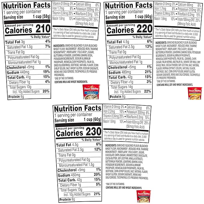 Pearl Milling Company Cups 3 Flavor Variety Pack