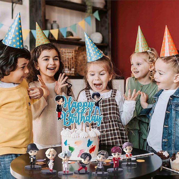 Seyal® Tiny Tan (BTS) Happy Birthday Cake Topper