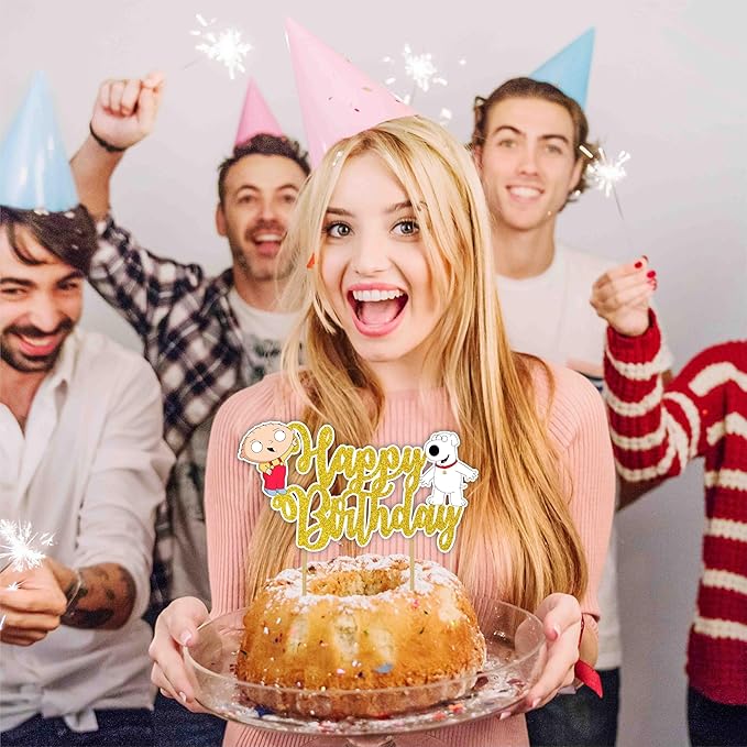 Seyal® Stewe Grifin Happy Birthday cake topper