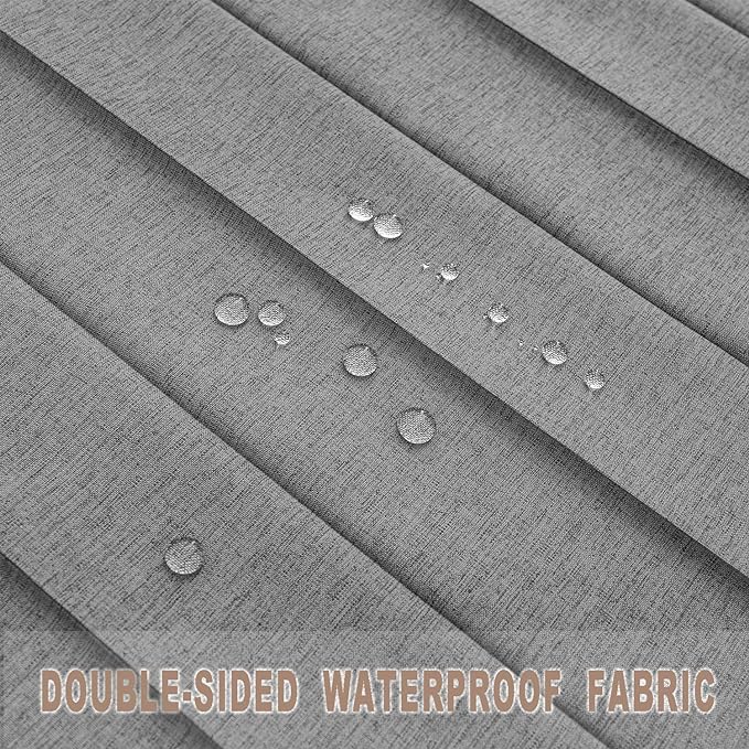 Vatge Door Way Privacy Curtain - Closet Curtain for Open Closet, Laundry Room Drapes for Doorway and Hanging Privacy Curtains Wall for Room Separation, 1 Panel with Tieback, W52 x L78, Grey