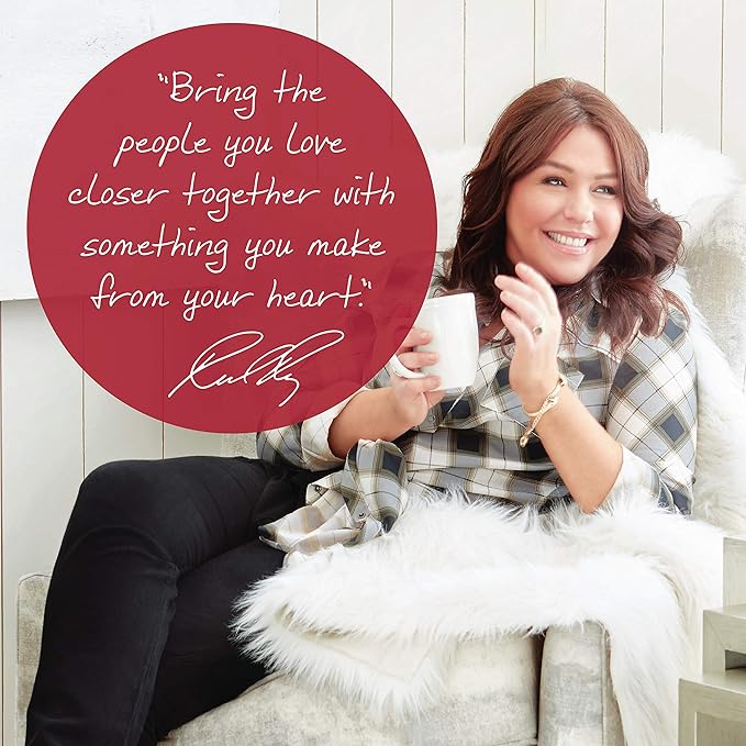 Rachael Ray Yum-o! Nonstick Baking Pan With Grips/ Nonstick Cake Pan with Grips, Rectangle - 9 Inch x 13 Inch, Gray with Red Grips