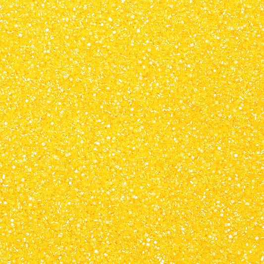 Kasvan Yellow Sanding Sugar Sprinkles - Edible Sugar Crystals, Baking Cake Decorations, Ice Cream Toppings cupcake Decorating, Wedding Party Chirstmas Supplies, 85g/3.2oz