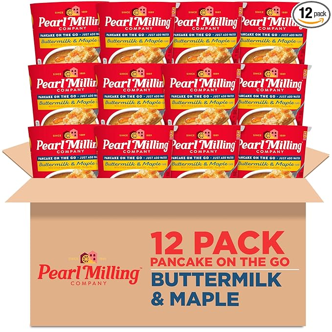 Pearl Milling Company Pearl Milling Company, Pancake Cups, Maple Syrup, 2.11 Ounce (Pack of 12)