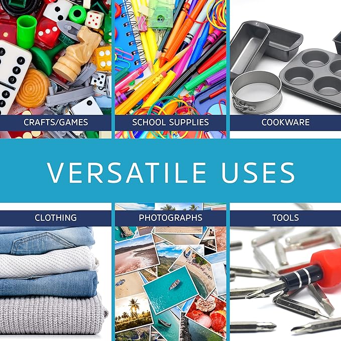 Clear Plastic Zip Sandwich Bags - Bulk GPI Pack of 200 6" x 6" 4mil Thick Heavy Duty, Strong & Durable RECLOSABLE Poly Baggies with Resealable Zipper Lock for Travel, Storage, Packaging & Shipping