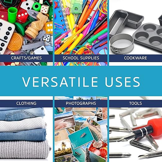 GPI Case of 1000, 10" X 12" Clear Plastic Reclosable Zip Bags - Bulk 2 Mil Thick Strong & Durable Poly Baggies with Resealable Zip Top Lock for Travel, Storage, Packaging & Shipping.