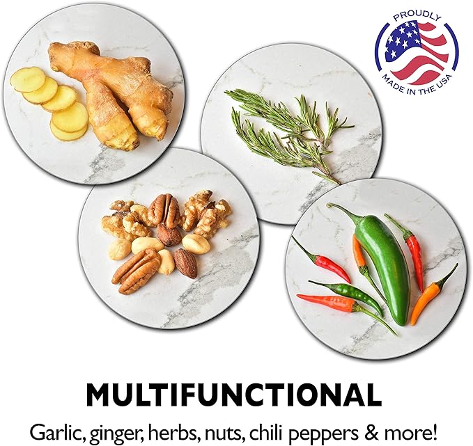 Nextrend Garlic Twister 4th Generation - 3-5 Clove Capacity, Dishwasher-safe, BPA-Free (Clear)