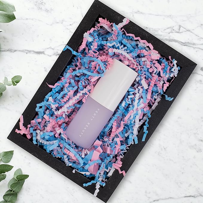 MagicWater Crinkle Cut Paper for Gift Baskets - 2LB - Baby Blend - Perfect for Shredded Paper Filler, Basket Filler, Gift Boxes, Bridesmaid Gifts, Halloween Stuffers & More – Ideal for All Occasions