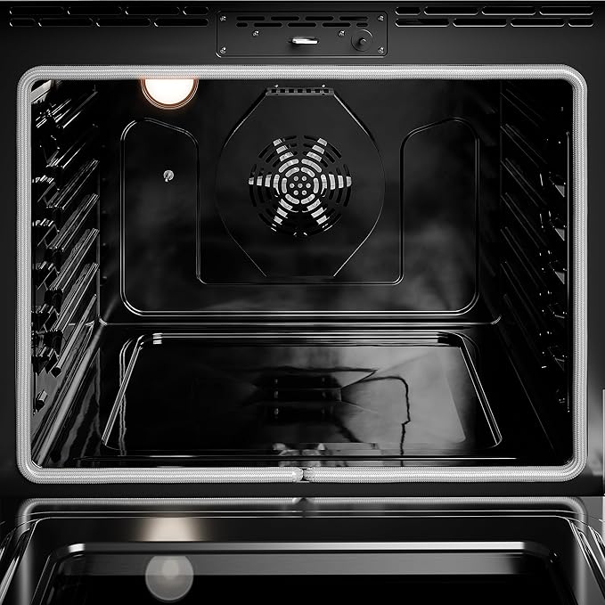 Kenmore Front Control Electric Range Oven with 5 Cooktop Elements with 7 Cooking Power Options, True Convection, Steam and Self Clean, Freestanding Oven, 4.8 cu. ft. Capacity Stainless Steel