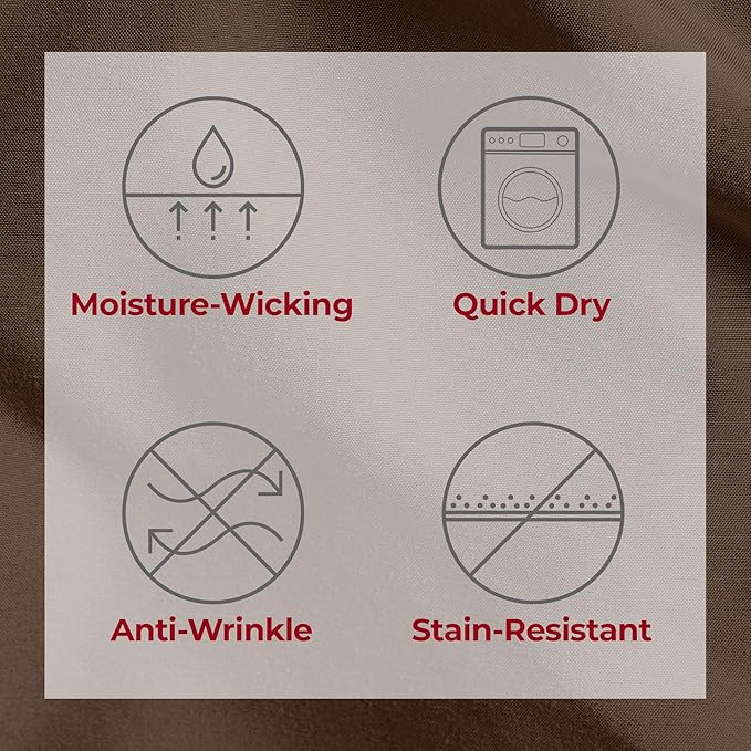 Mellanni Extra Deep Queen Sheets - 4 PC Iconic Collection Bedding - Hotel Luxury, Ultra Soft, Cooling Bed Sheets - Wrinkle, Fade, Stain Resistant (Queen, Brown)