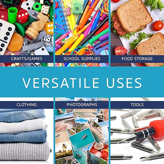 GPI - 12" x 12", Case of 1000, Clear Plastic Reclosable Zip bags, Large, Bulk 2 mil Thick Strong & Durable Poly Baggies With Resealable Zip Top Lock For Travel, Storage, Packaging & Shipping.