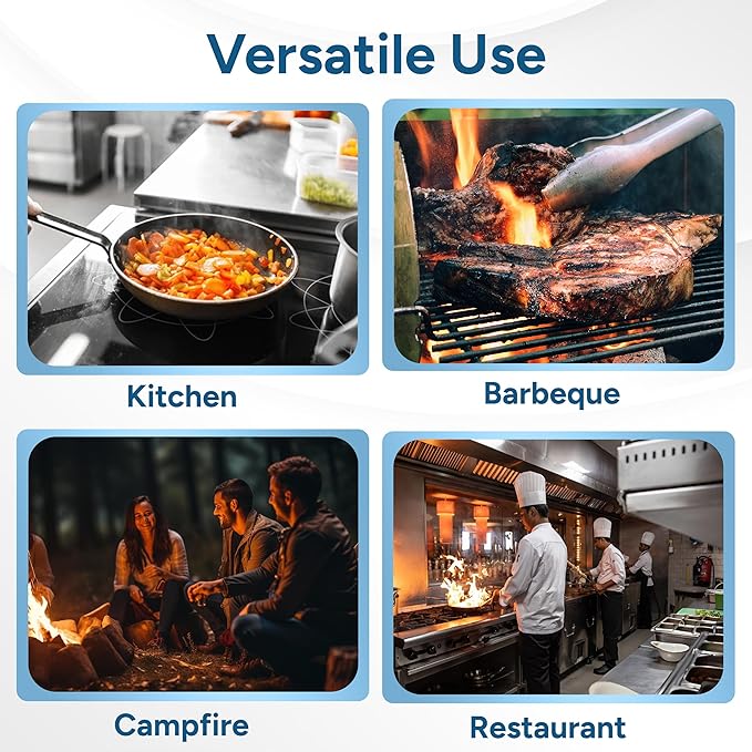 Casa Platino Silicone Oven Mitts Set, 8-Piece – 500°F Heat Resistant Mini Oven Mitt Set, Potholders for Kitchens, 2 Kitchen Towels & 2 Dish Cloths – Durable, Non-Slip & Machine Washable – Cornflower