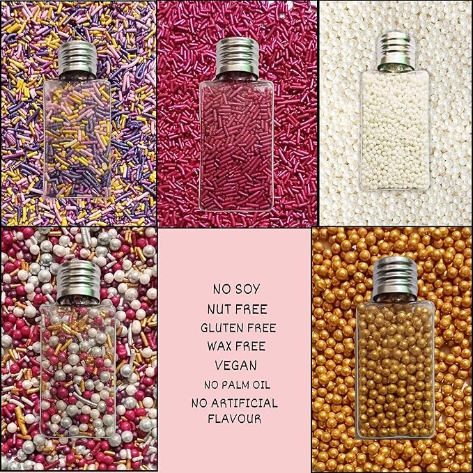 Confect Fusion Mashup Sprinkles FM Multipack 37 100 GMS for Cake Cupcake Décor, Multicolor