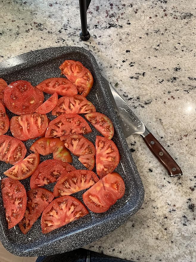 DaTerra Cucina - Nonstick Ceramic Coated Baking Sheet Twin Pack – 16" x 11" x 1" Professional Grade, PTFE, Cadmium, Lead & PFOA Free, Oven Safe, Ideal for Baking, Roasting & Cooking