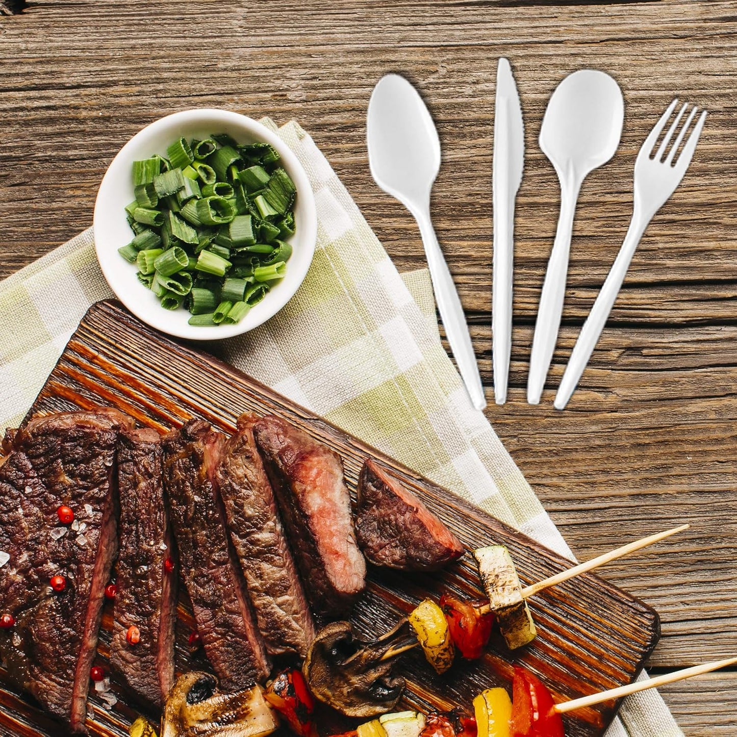 Settings 1000 Count White Plastic Forks – Disposable Cutlery for Parties, Events, Catering, and Takeout disposable forks bulk